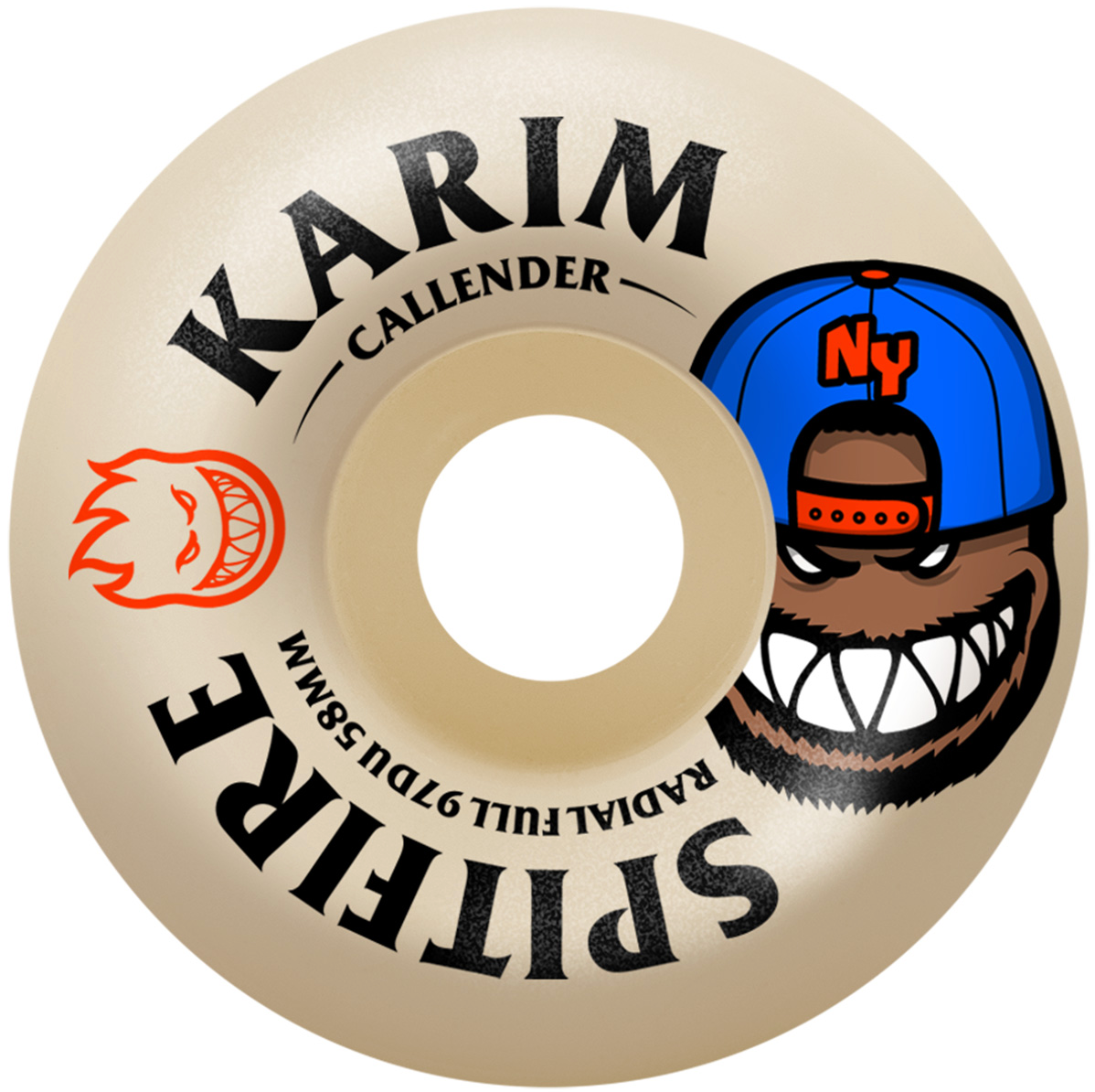 Spitfire Wheels - F4 97A Karim Callender Burn Squad Radial Full 58mm