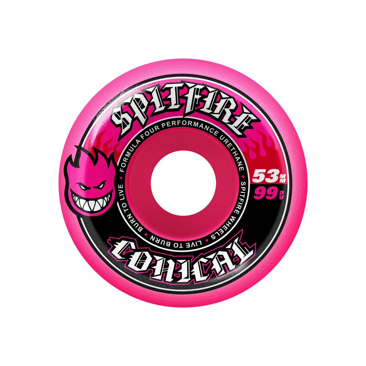 Spitfire Wheels - F4 99A Team Color Conical Full Shape Orange 56mm