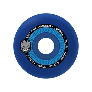 Spitfire Wheels - F4 99A Colors Tablet Shape Ice Blue 54mm