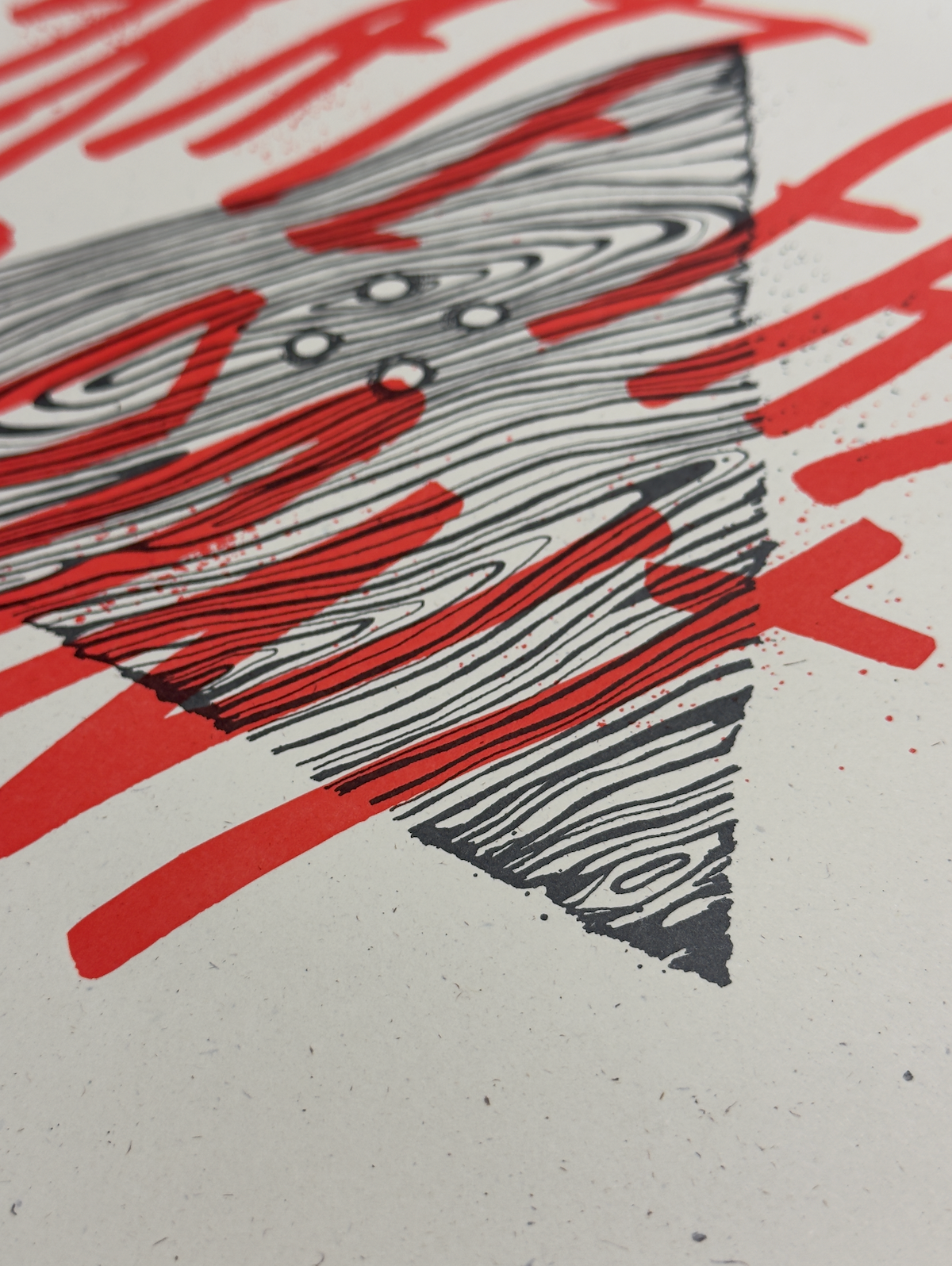 Unknown Artist - "SKATE FAST OR DON'T" Print 61x46cm (2015ish)