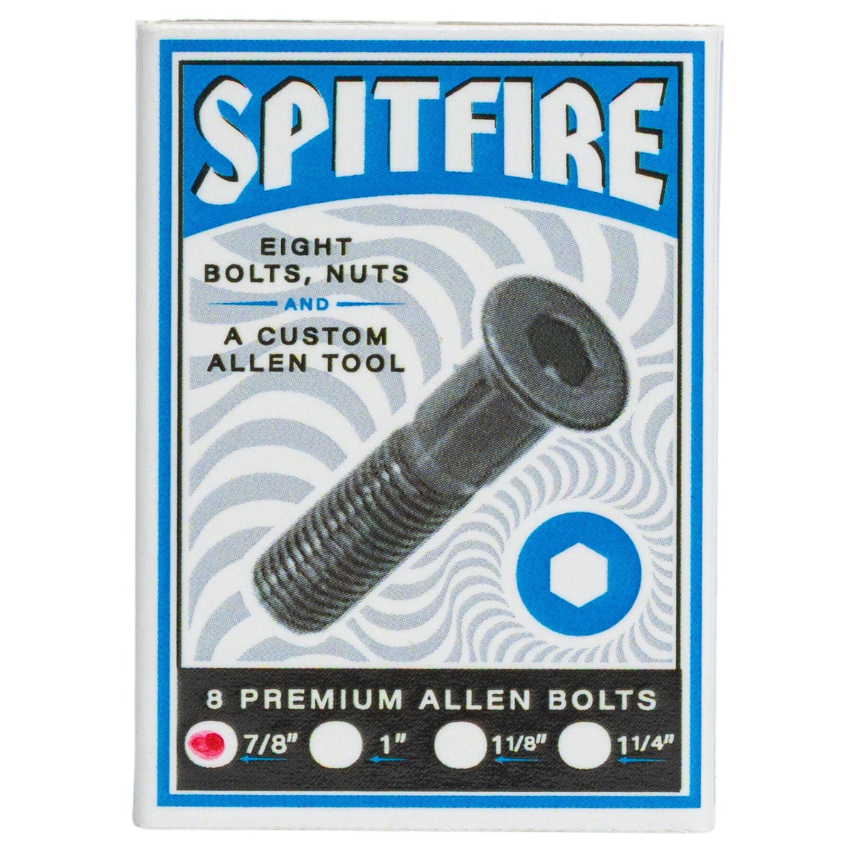 Spitfire Wheels - Mounting Hardware - Allen 1 1/8" - Single Set