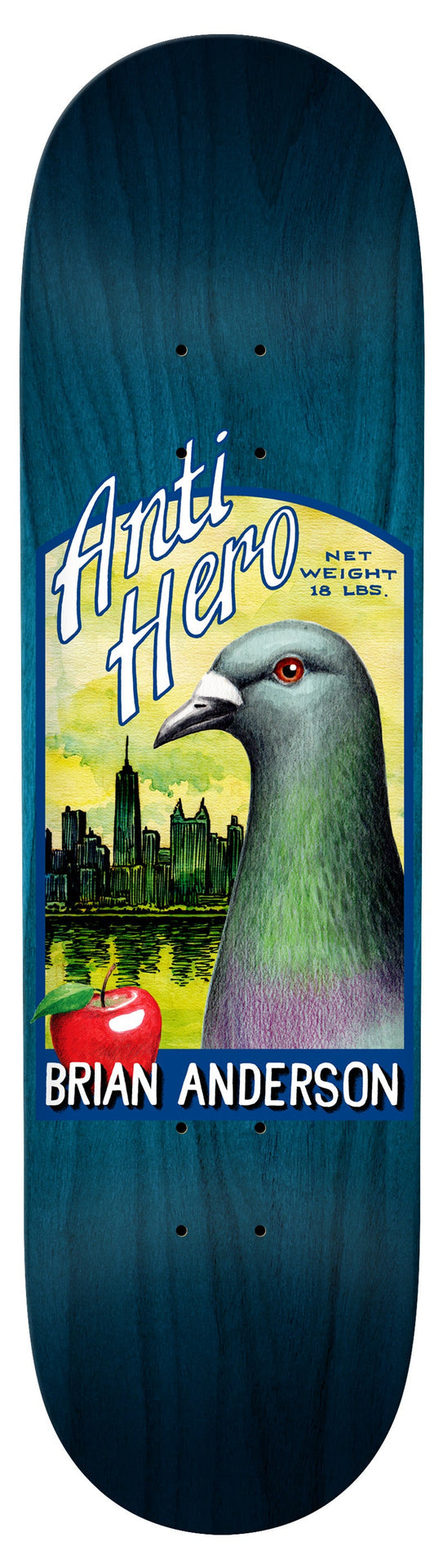 Antihero Skateboards - B.A. Homers - 8.62" (CN)