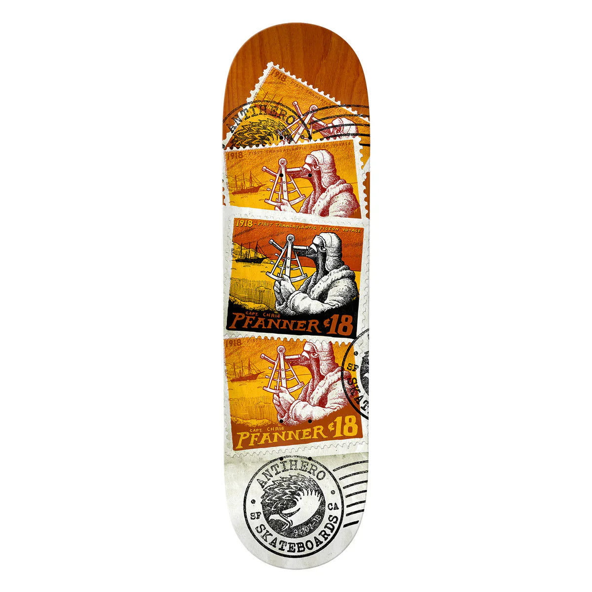 Antihero Skateboards - Chris Pfanner Postal 8.25"