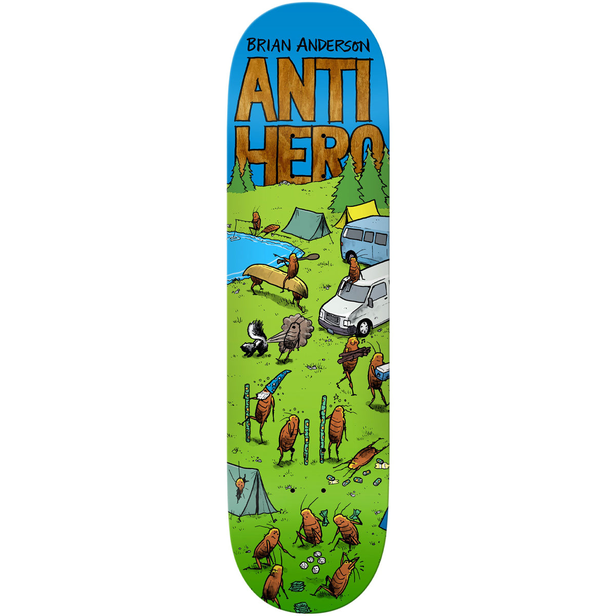Antihero Skateboards - B.A. Roached Out 2 - 8.5" (CN)
