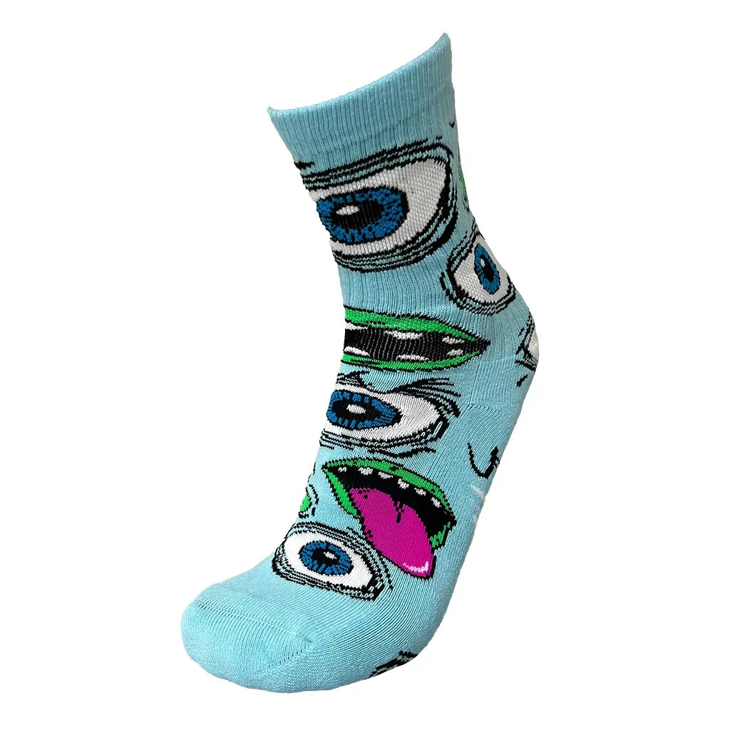 Heroin Skateboards - Mutant Socks - Ice Blue