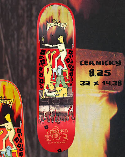 Krooked Skateboards - Cernicky Hot - 8.25" (CN)