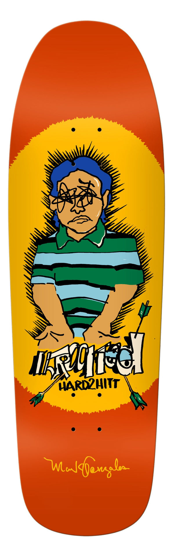 Krooked Skateboards - Gonz Hard2Hitt - 9.81" (CN)