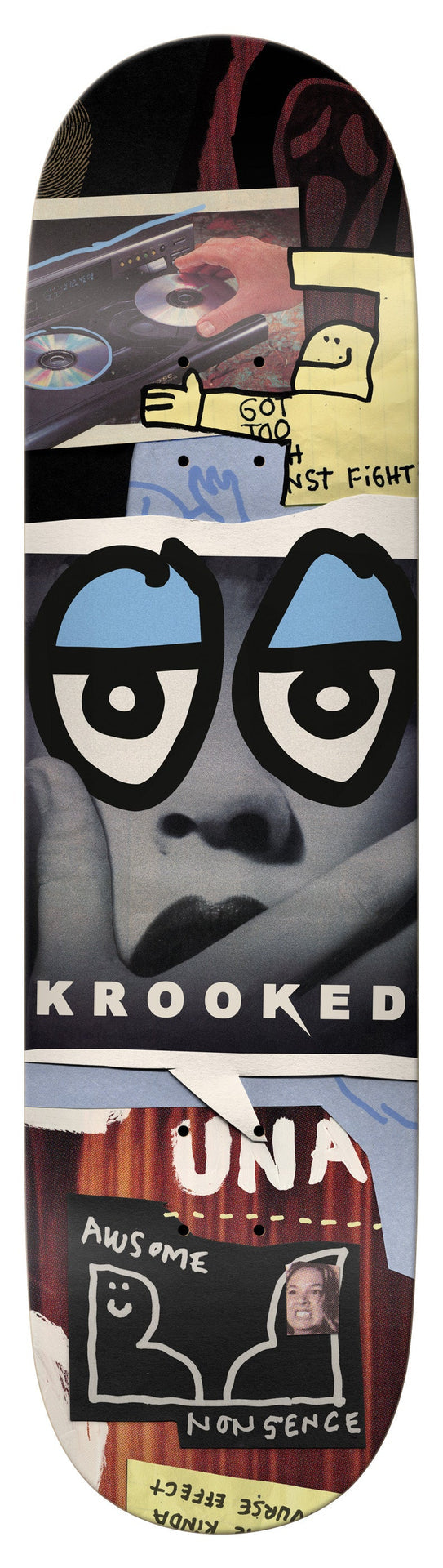 Krooked Skateboards - Una Nonsense - 8.28" (CN)