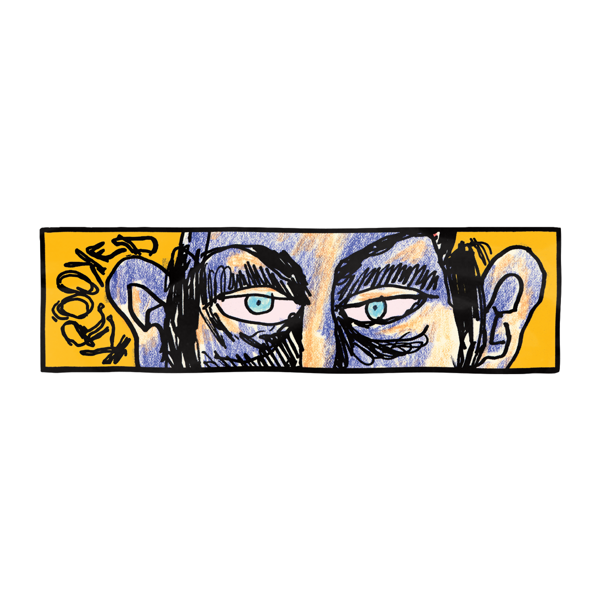 Krooked Skateboards - Watcher Sticker 7" Medium