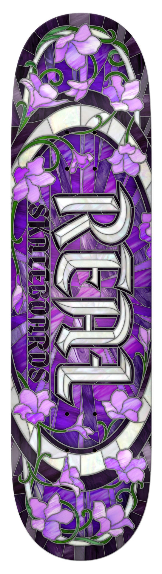 Real Skateboards - Catherdral Oval Purple 8.25"