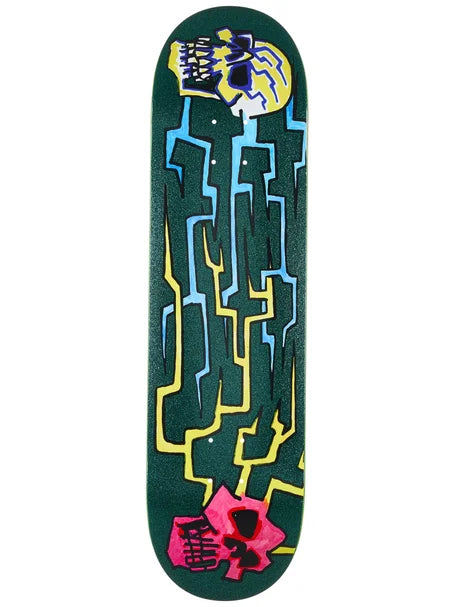 Krooked Skateboards - Worrest Skulls And Bolts - 8.3"