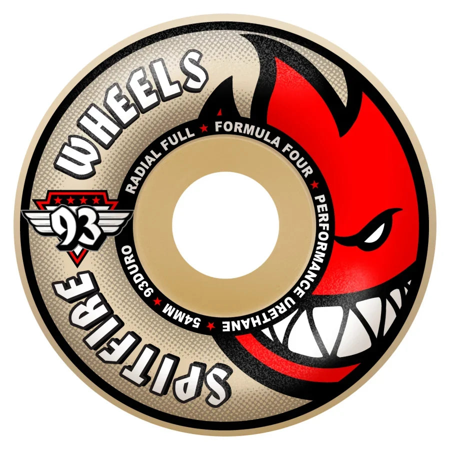 Spitfire Wheels - F4 93A Radial Full Shape (Various Sizes)