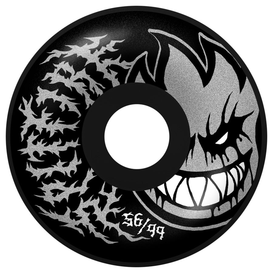 Spitfire Wheels - F4 99A Deathmask II Radial Full 56mm Black