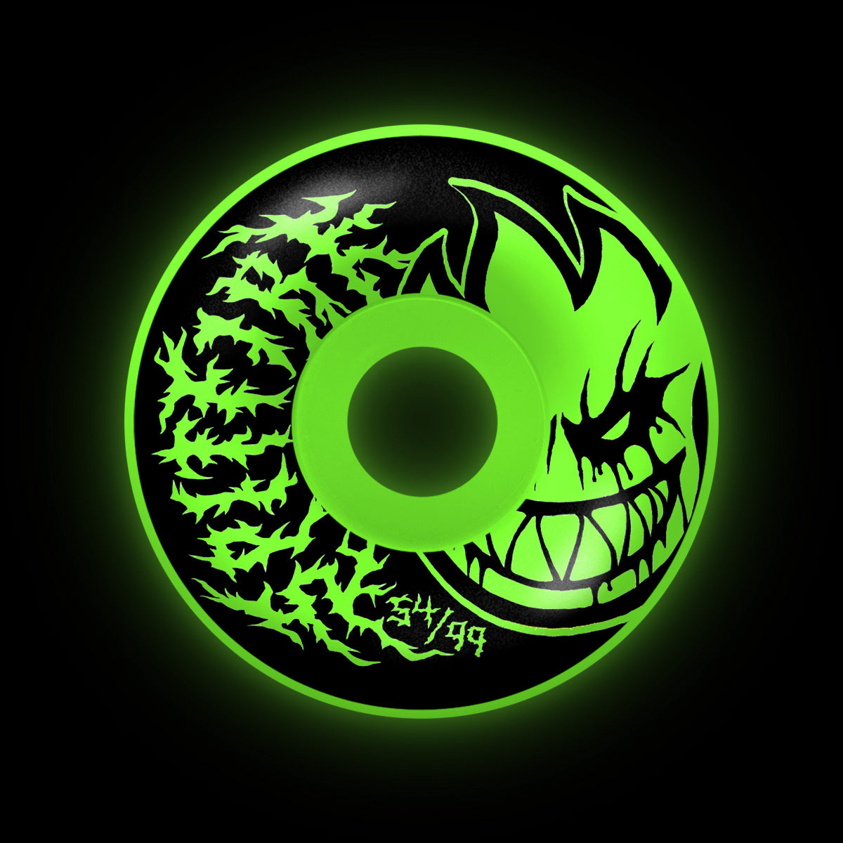 Spitfire Wheels - F4 99A Deathmask II Radial Full 54mm Glow
