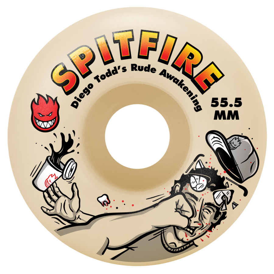 Spitfire Wheels - F4 99A Diego Rude Awakening Classic Shape (Various Sizes)