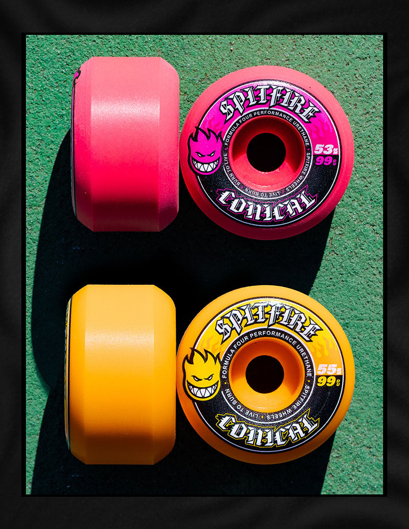 Spitfire Wheels - F4 99A Team Colors Conical Shape Pink 53mm