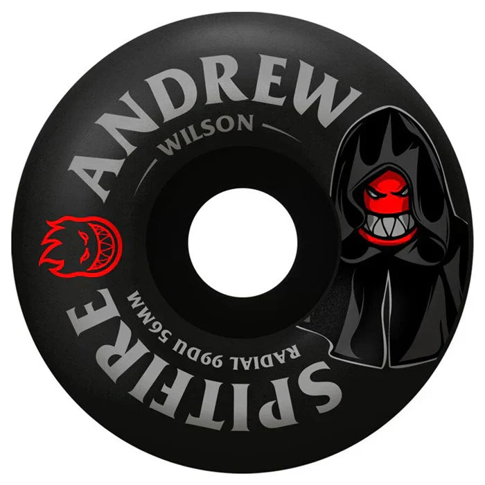 Spitfire Wheels - F4 99A Andrew Wilson Burn Squad Radial Black 56mm
