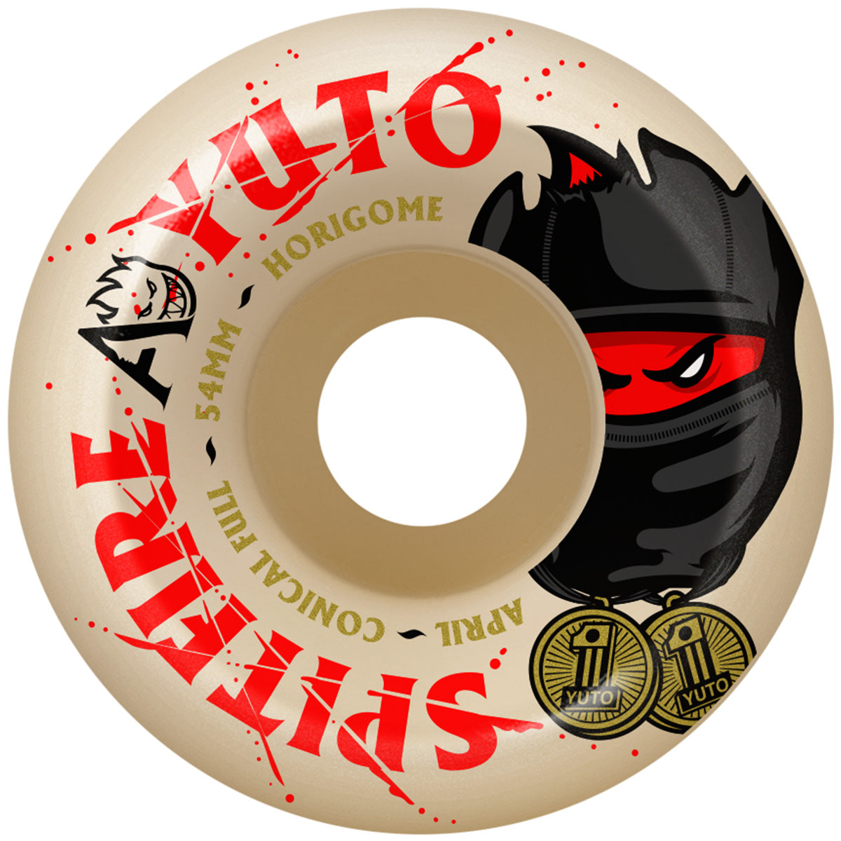 Spitfire Wheels - F4 99A April Yuto Conical Full Shape - 54mm
