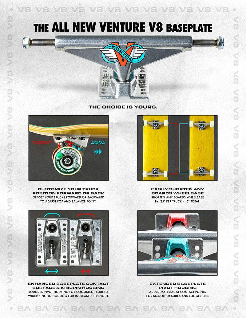 Venture Trucks - Koston V8 Polished – FOURSTORE.FI